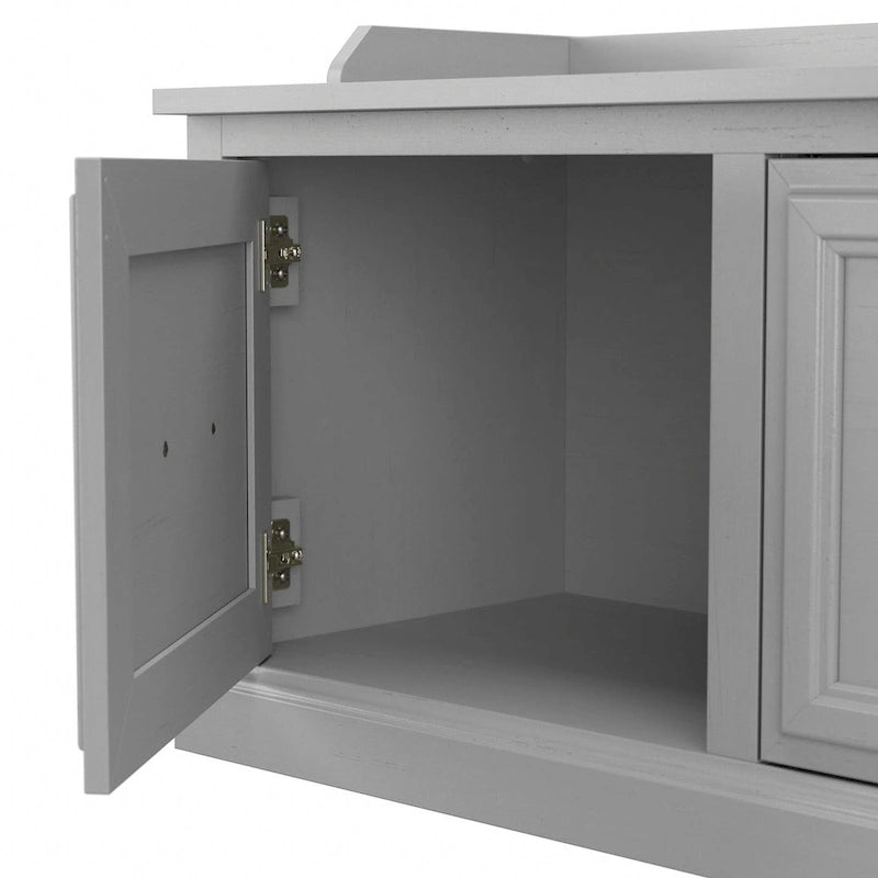 Banc de rangement pour chaussures 40 W avec portes