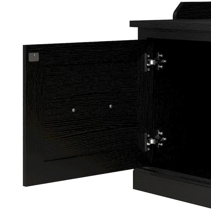 Banc de rangement pour chaussures 40 W avec portes