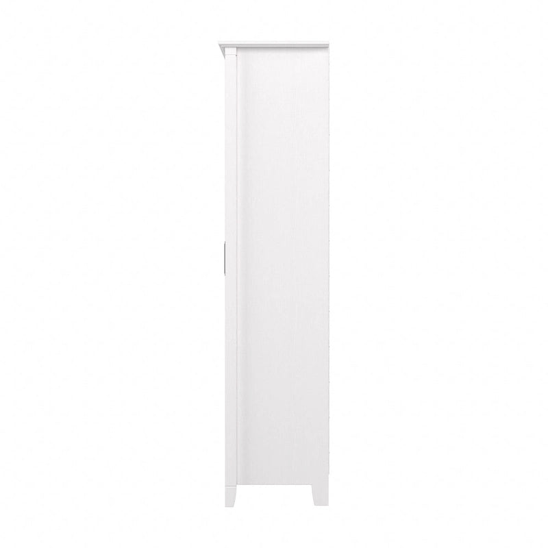 Armoire de rangement haute avec portes et étagères