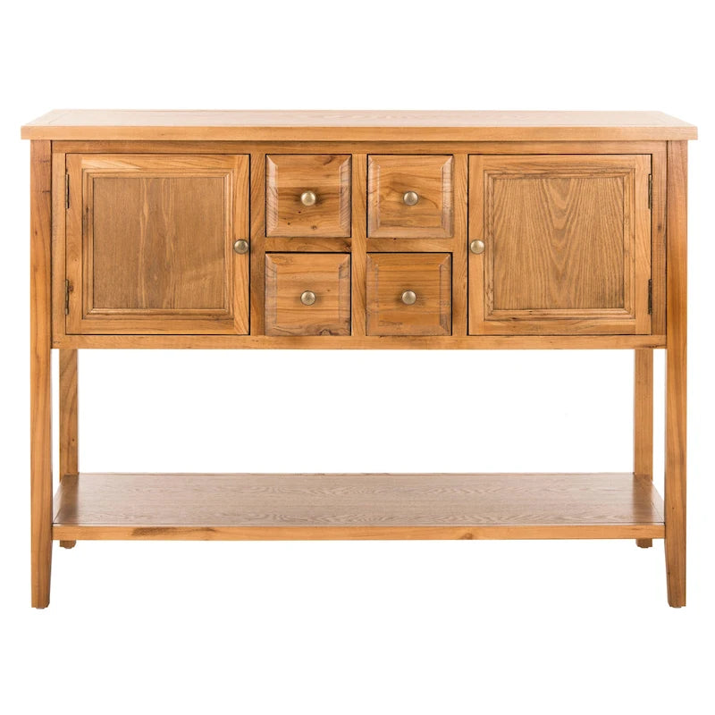 Buffet de rangement au fini chêne - 45.7 x 15 x 34 - 17Lx48Px22H