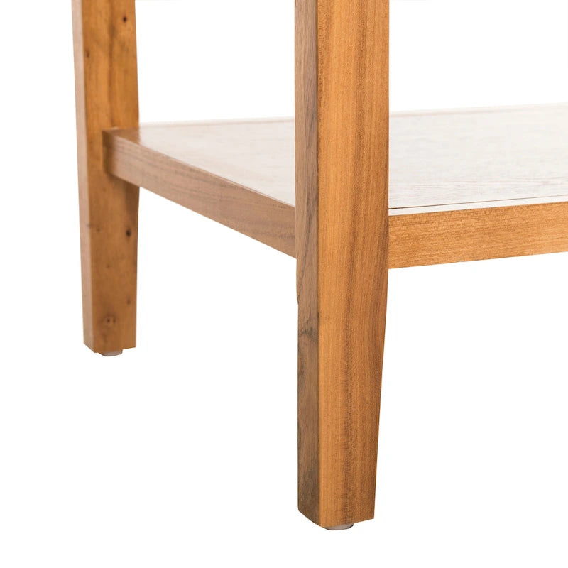Buffet de rangement au fini chêne - 45.7 x 15 x 34 - 17Lx48Px22H