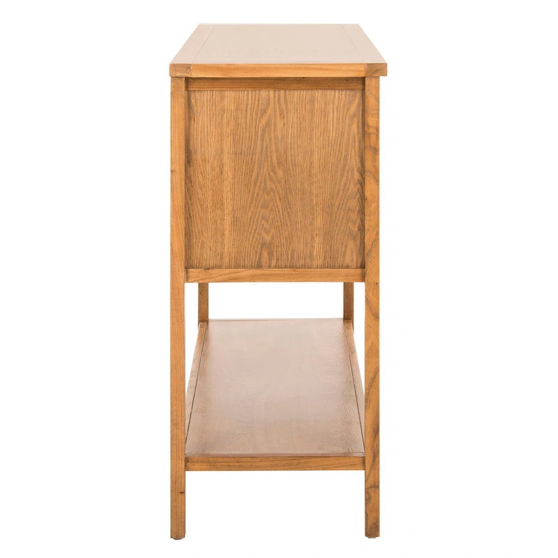 Buffet de rangement au fini chêne - 45.7 x 15 x 34 - 17Lx48Px22H