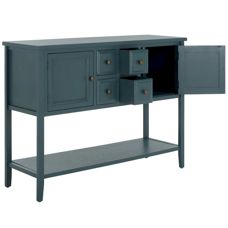 Buffet de rangement au fini chêne - 45.7 x 15 x 34 - 17Lx48Px22H