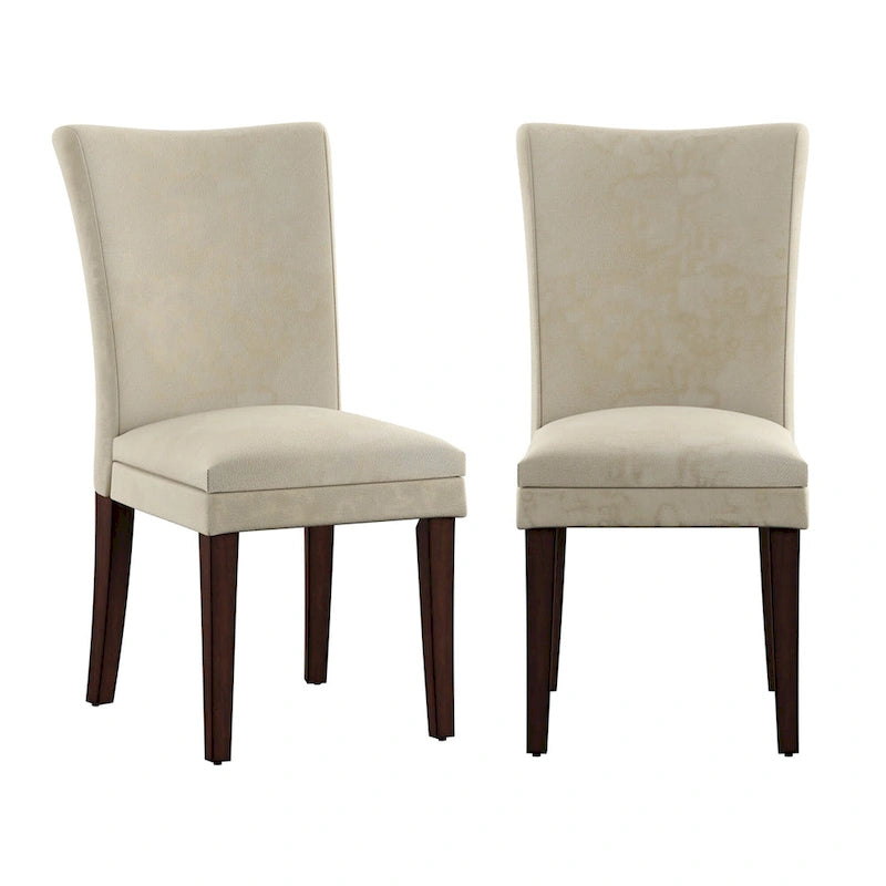 Chaises de salle à manger Parsons en chenille (lot de 2)