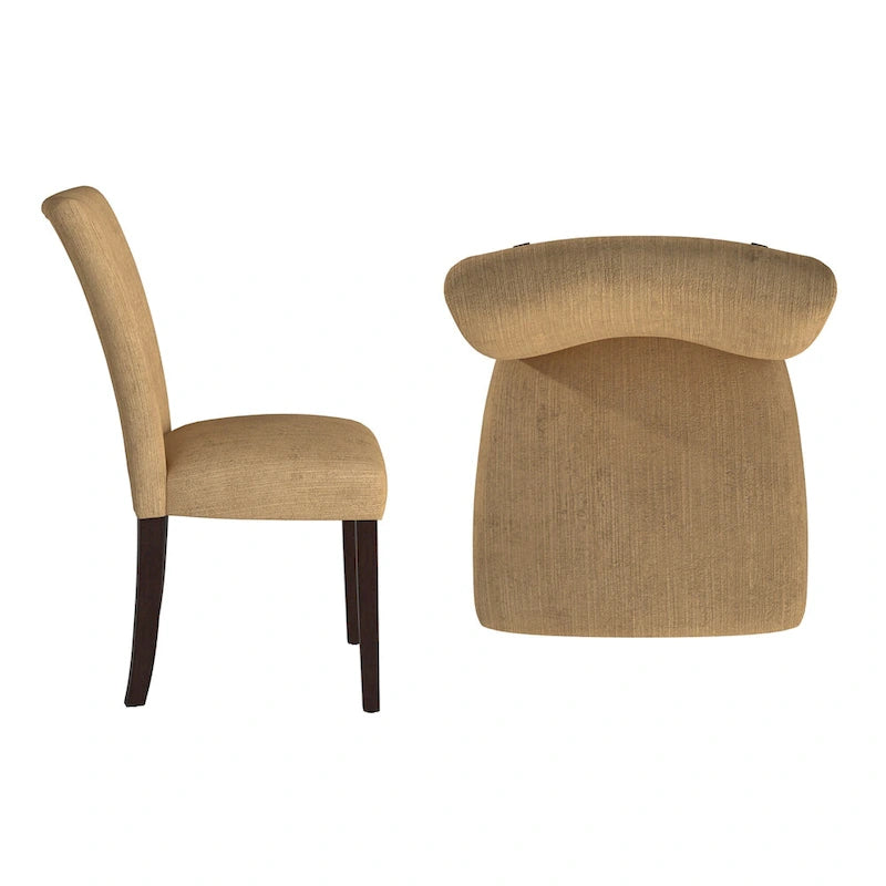 Chaises de salle à manger Parsons en chenille (lot de 2)