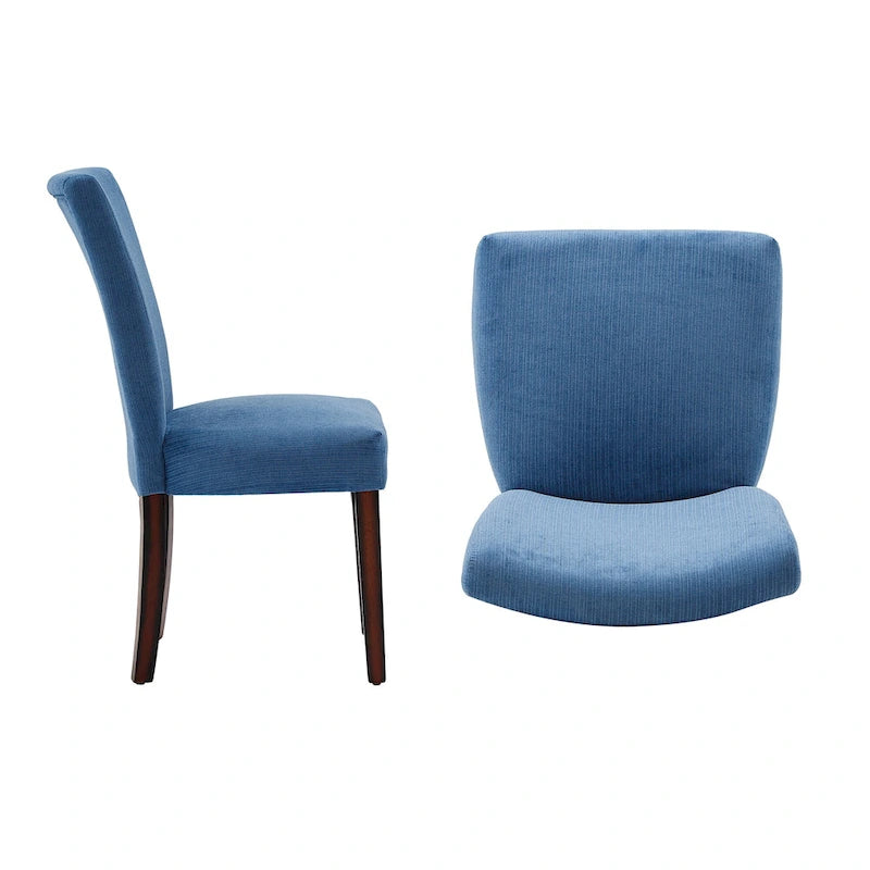 Chaises de salle à manger Parsons en chenille (lot de 2)