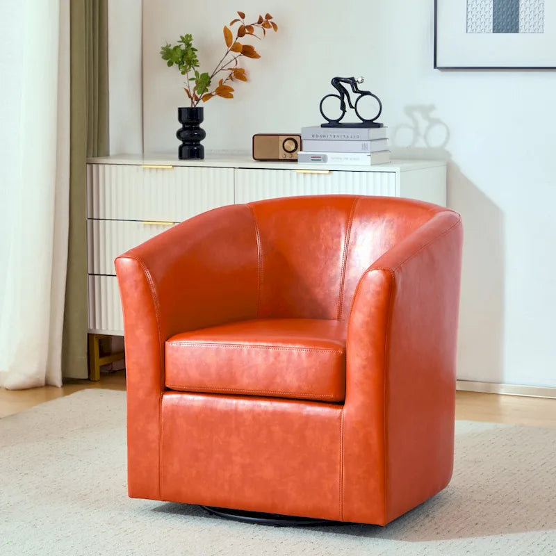 Fauteuil club pivotant – 29.00 P x 30.20 L x 30.50 H