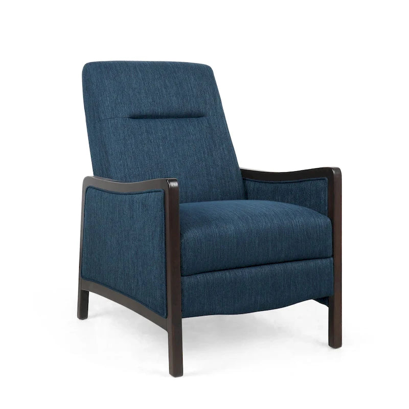 Veatch Contemporary Upholstered Pushback Recliner by 