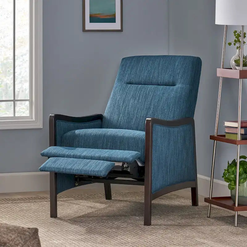 Fauteuil inclinable moderne sans levier de commande (système poussoir)