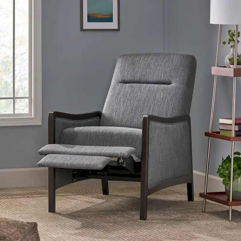 Fauteuil inclinable moderne sans levier de commande (système poussoir)