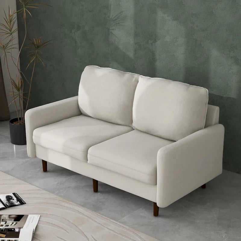 56.88 Canapé moderne en velours pour salon