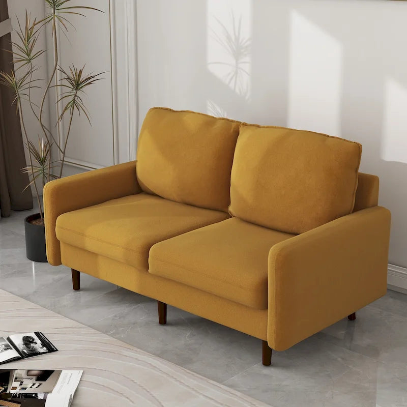 56.88 Canapé moderne en velours pour salon