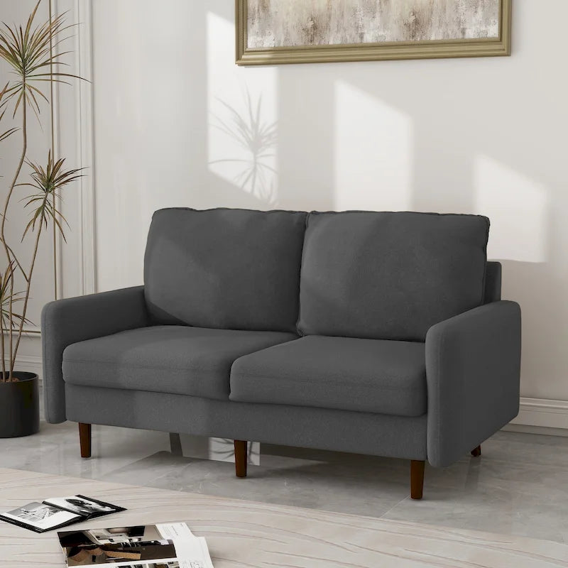 56.88 Canapé moderne en velours pour salon