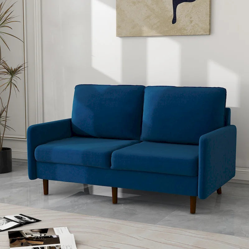 56.88 Canapé moderne en velours pour salon