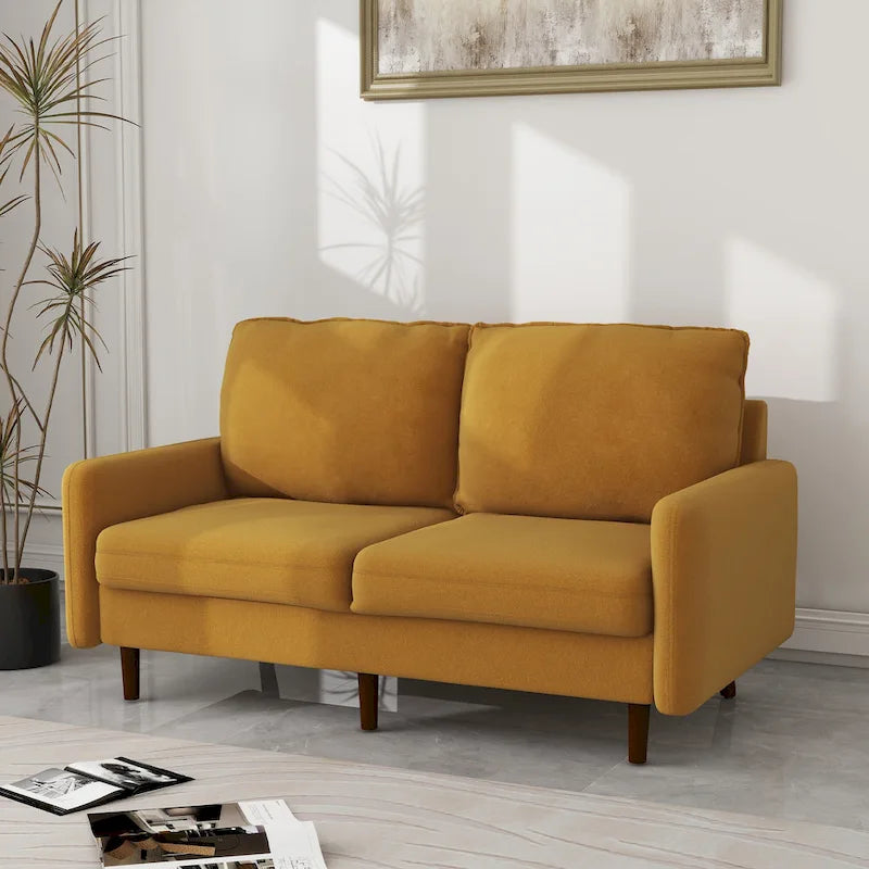 56.88 Canapé moderne en velours pour salon
