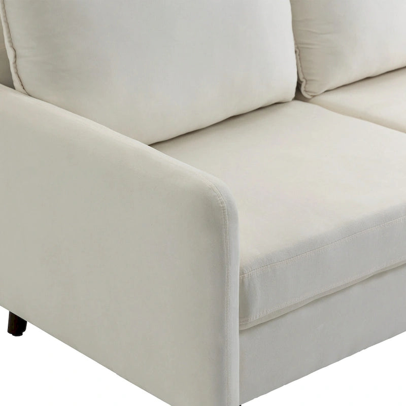 56.88 Canapé moderne en velours pour salon