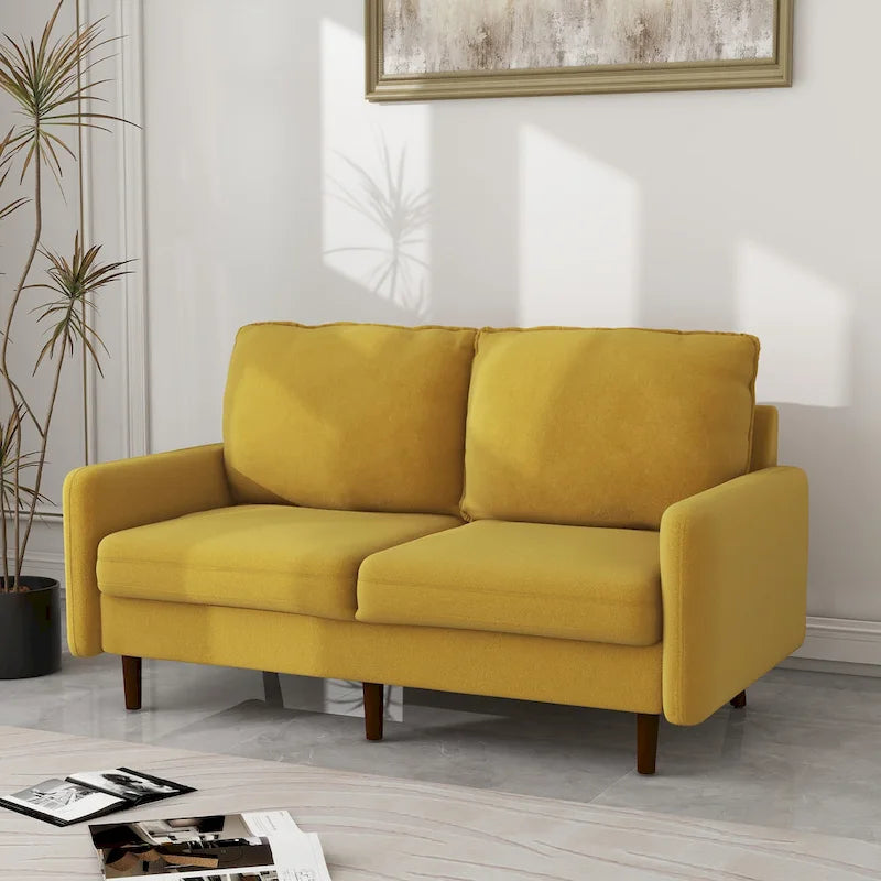56.88 Canapé moderne en velours pour salon