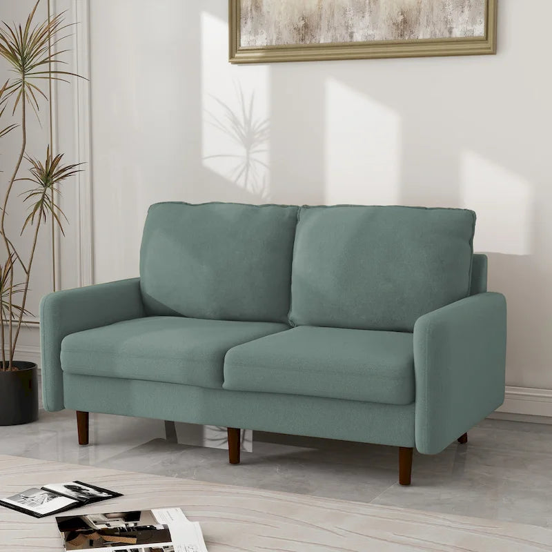 56.88 Canapé moderne en velours pour salon
