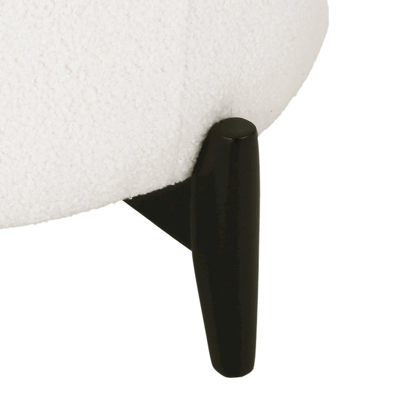 Fauteuil Club Rembourré en Boucle