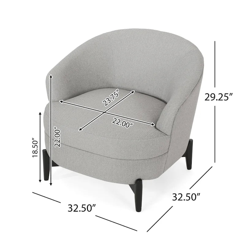 Fauteuil Club Rembourré en Boucle