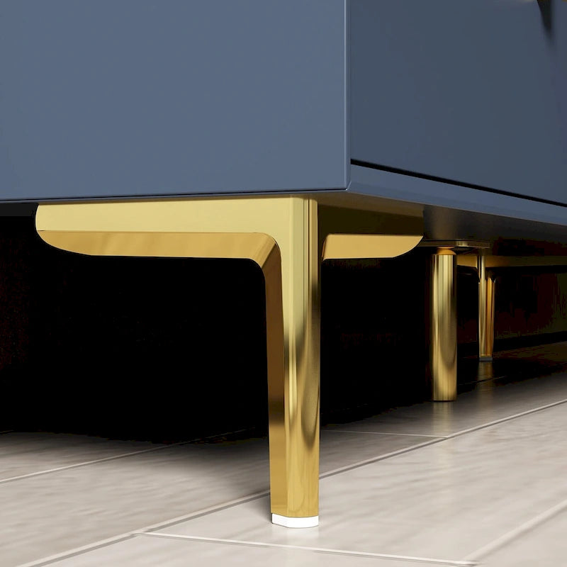 Commode de rangement à 6 tiroirs, style Mid-Century