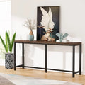 Table console extra longue, table console de 180 cm derrière un canapé, table d'entrée/table de bar