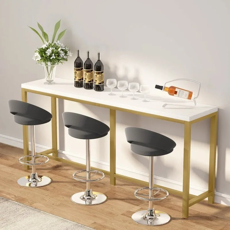 Table console extra longue, table console de 180 cm derrière un canapé, table d'entrée/table de bar