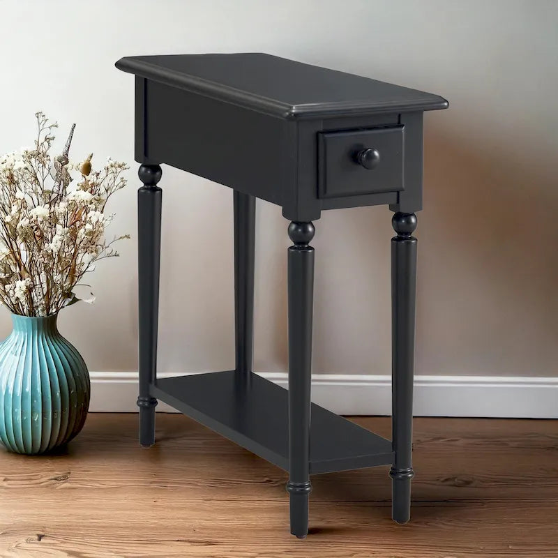 Table d'appoint en bois style balnéaire