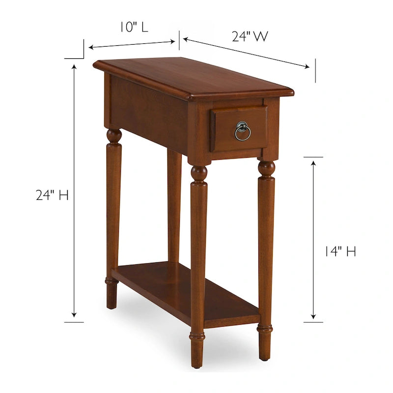 Table d'appoint en bois style balnéaire