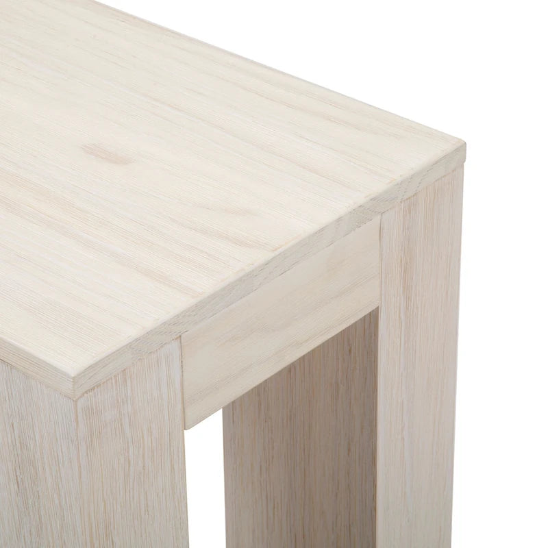 Table d'appoint rectangulaire moderne avec étagère