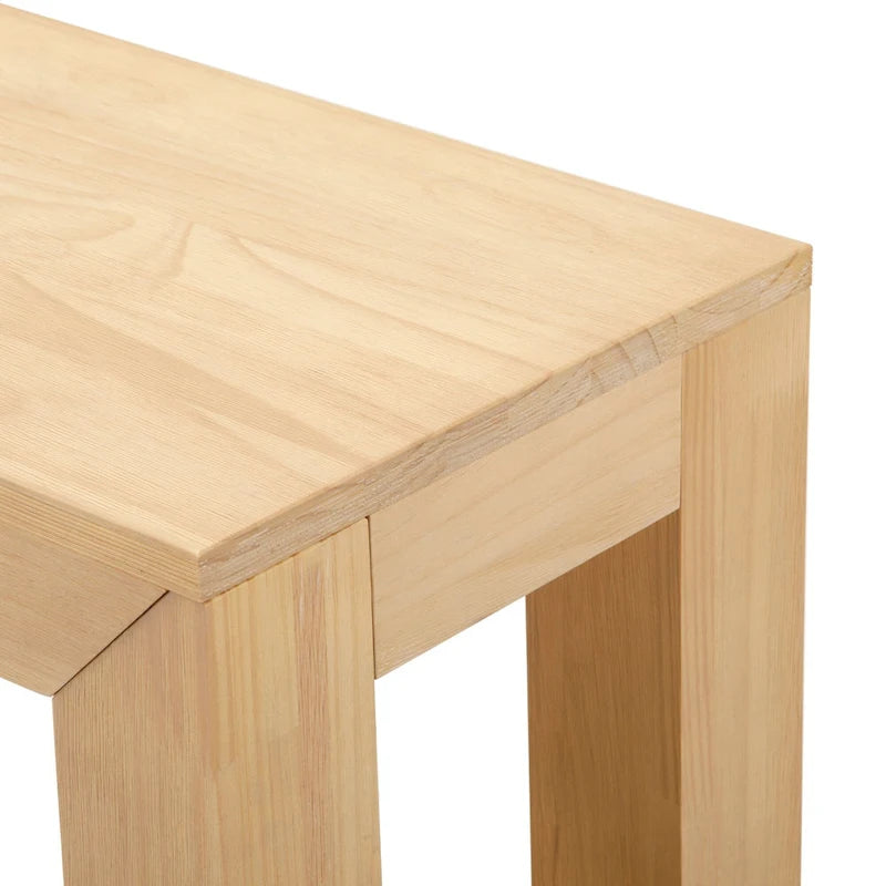 Table d'appoint rectangulaire moderne avec étagère