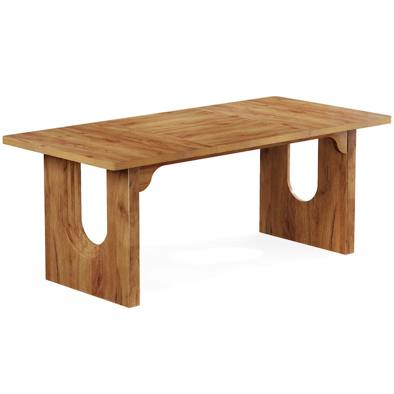 Grand bureau de direction de 70,9 pouces, bureau d'ordinateur moderne et simple