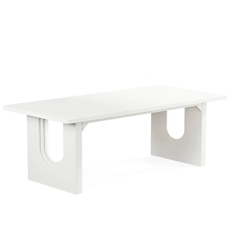 Grand bureau de direction de 70,9 pouces, bureau d'ordinateur moderne et simple