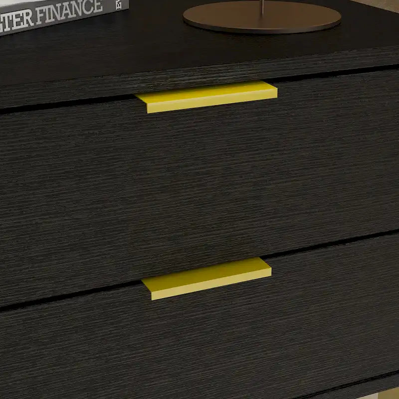 Table de chevet à 2 tiroirs pour la maison