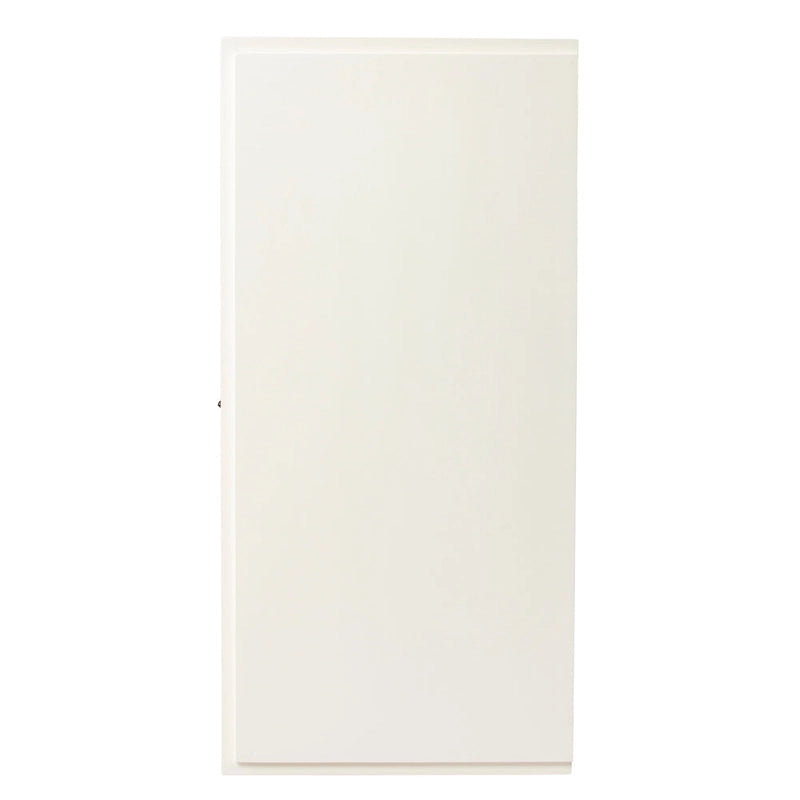Vaisselier double porte antique blanc