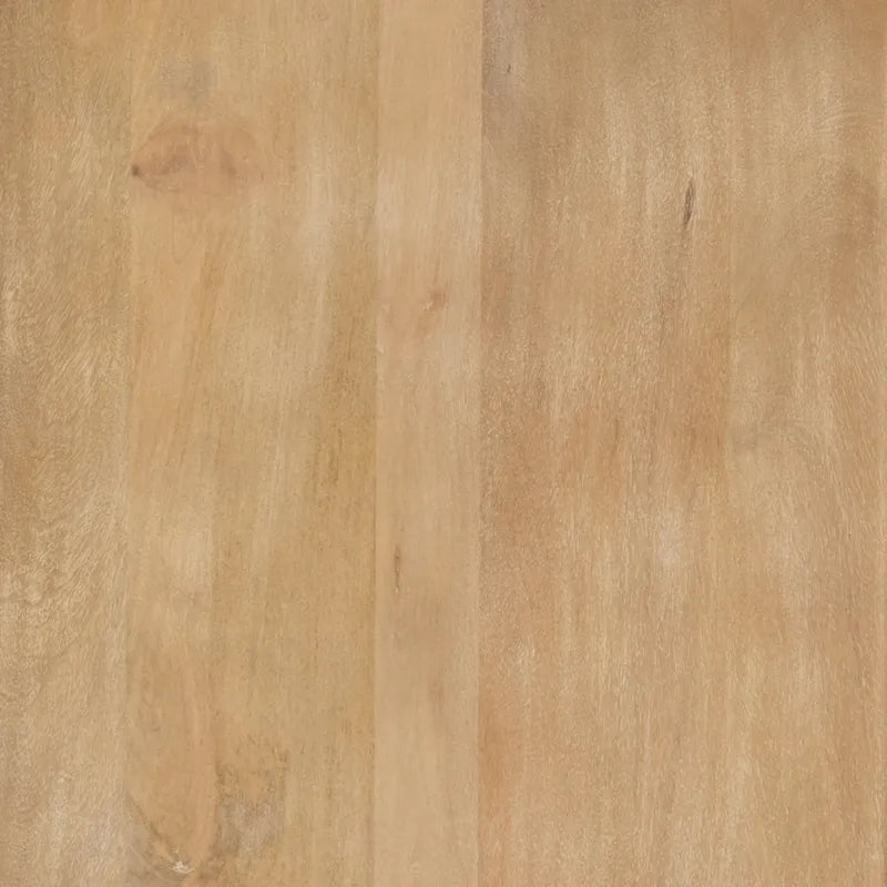 Table basse ovale cannelée en bois marron foncé 48L x 28l x 15H