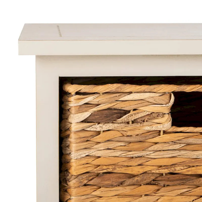 Armoire de rangement noire d'aspect vieilli - 15.9 x 11.8 x 35 - 16Lx12Px35H