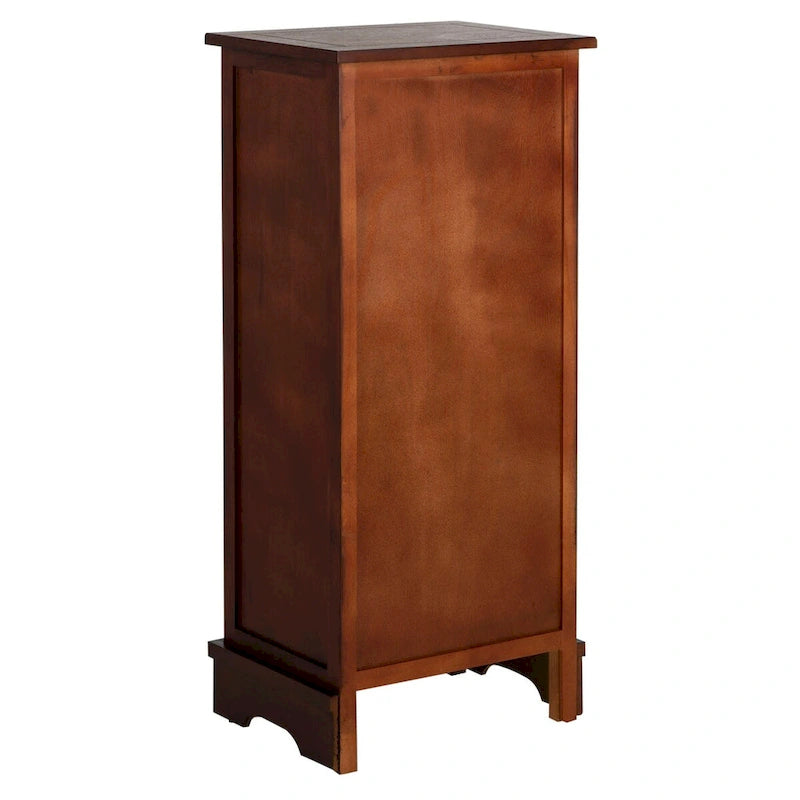 Armoire de rangement noire d'aspect vieilli - 15.9 x 11.8 x 35 - 16Lx12Px35H