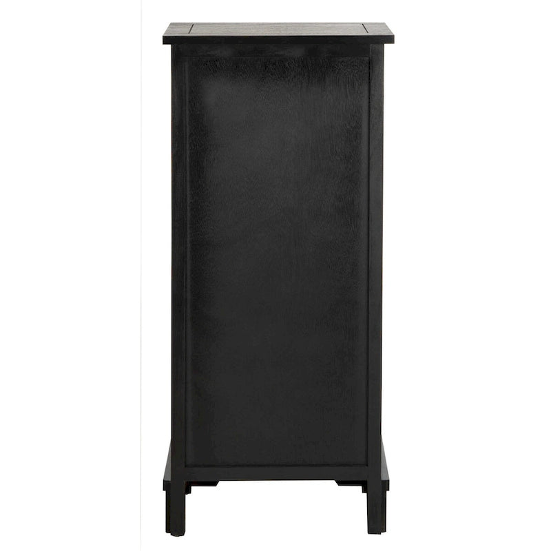 Armoire de rangement noire d'aspect vieilli - 15.9 x 11.8 x 35 - 16Lx12Px35H