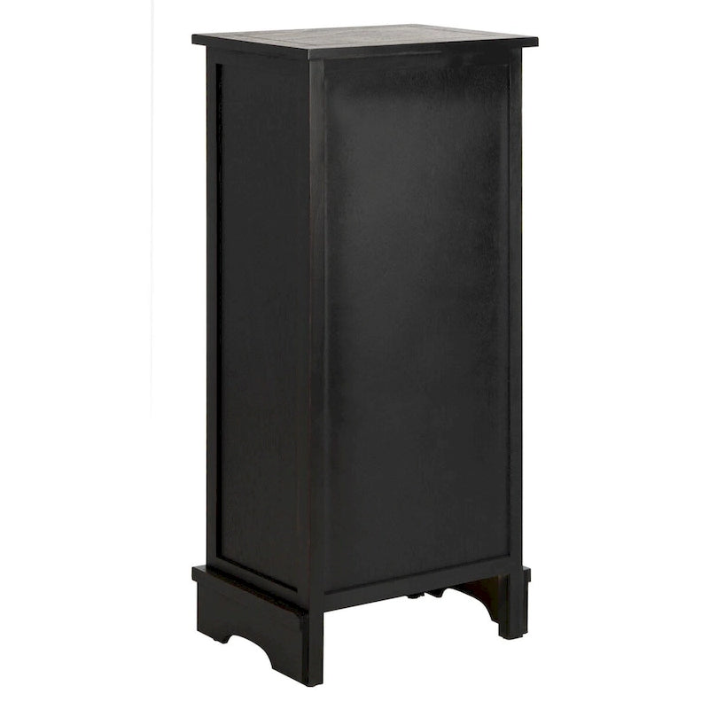 Armoire de rangement noire d'aspect vieilli - 15.9 x 11.8 x 35 - 16Lx12Px35H