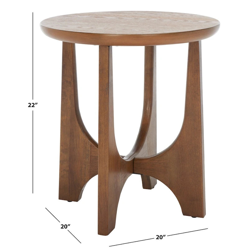 Table d'appoint en bois - 20 po L x 20 po P x 22 po H - 20Lx20Px22H