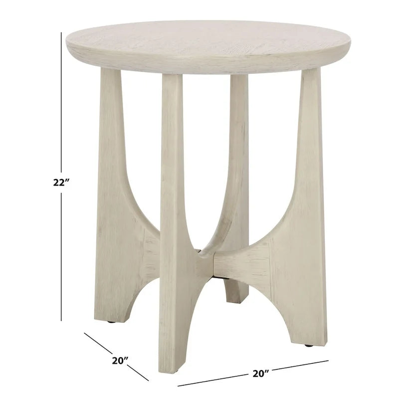 Table d'appoint en bois - 20 po L x 20 po P x 22 po H - 20Lx20Px22H