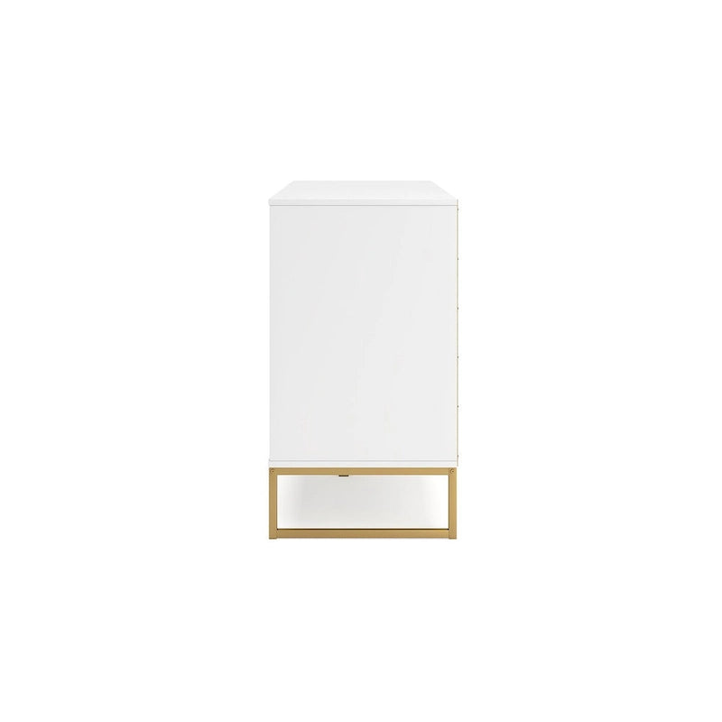 Signature Design by  Socalle White/Gold Dresser