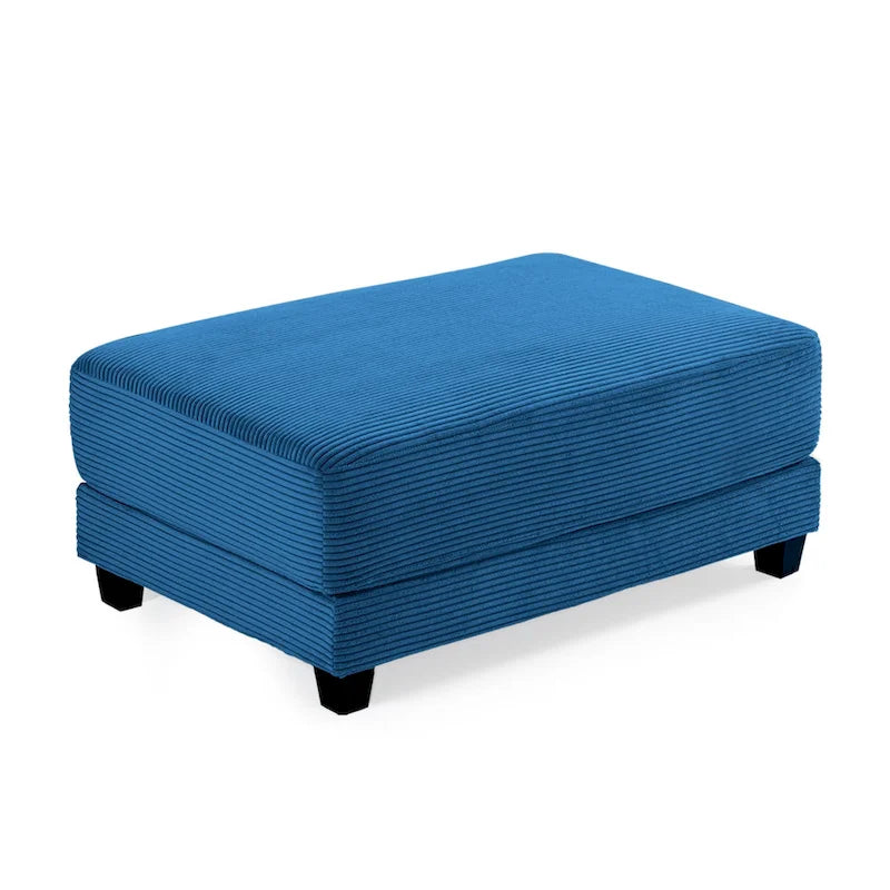 Le Pouf Contemporain en Velours Côtelé Surdimensionné