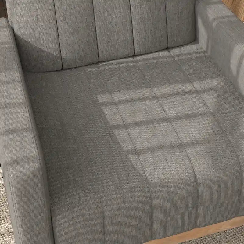 Fauteuil à bascule réglable, fauteuil à bascule de chambre de bébé avec dossier haut et repose-pieds réglables