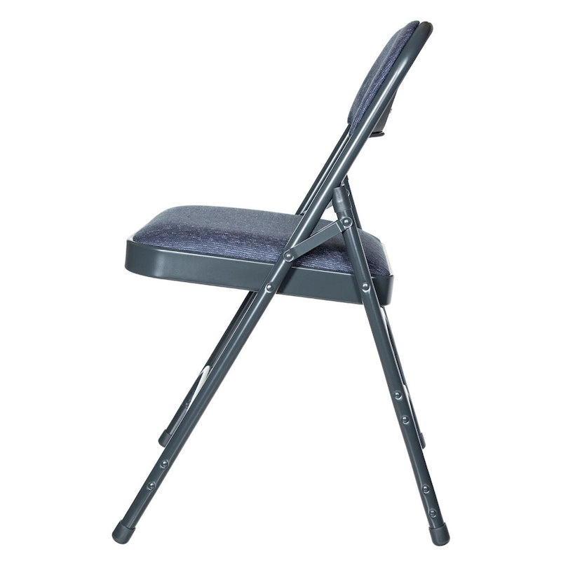 Chaise pliante Triple Renfort en Tissu, Lot de 4