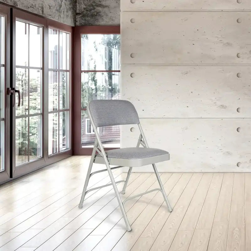 Chaise pliante Triple Renfort en Tissu, Lot de 4