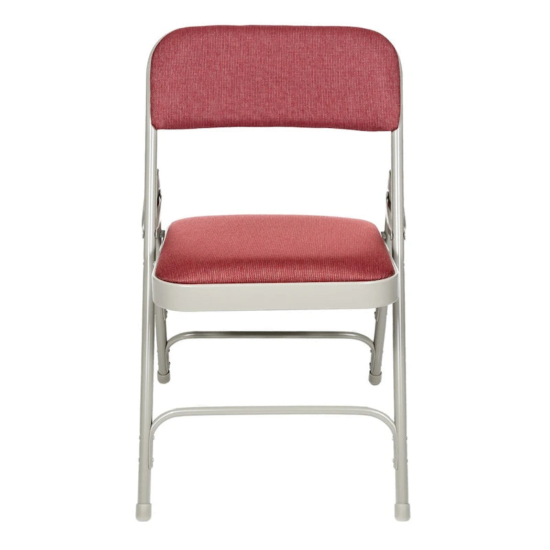 Chaise pliante Triple Renfort en Tissu, Lot de 4