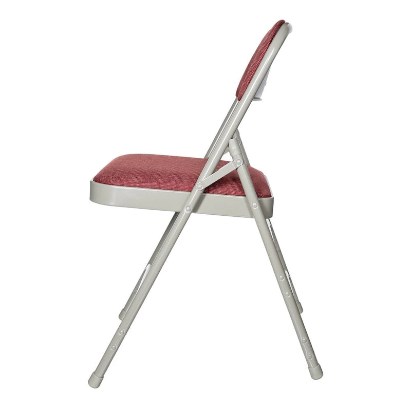 Chaise pliante Triple Renfort en Tissu, Lot de 4