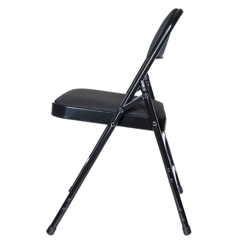Chaise pliante Triple Renfort en Tissu, Lot de 4